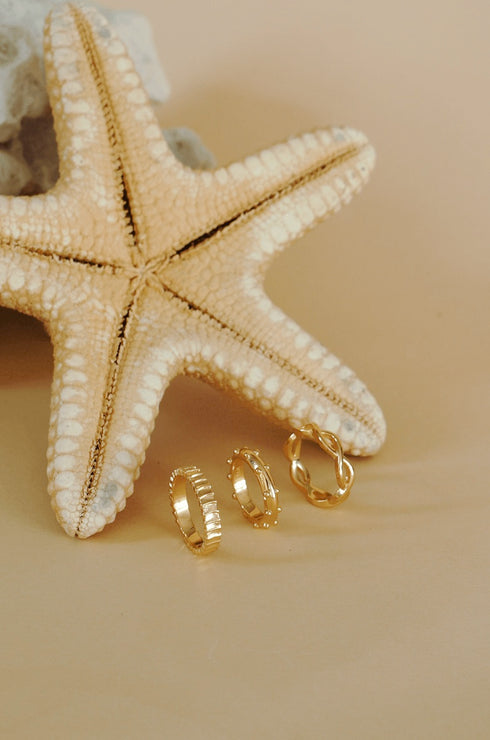 DOTTED PINKY RING ZILVER